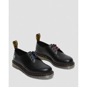 Dr. Martens 1461 Atmos Leather Oxford Shoes in Smooth Black